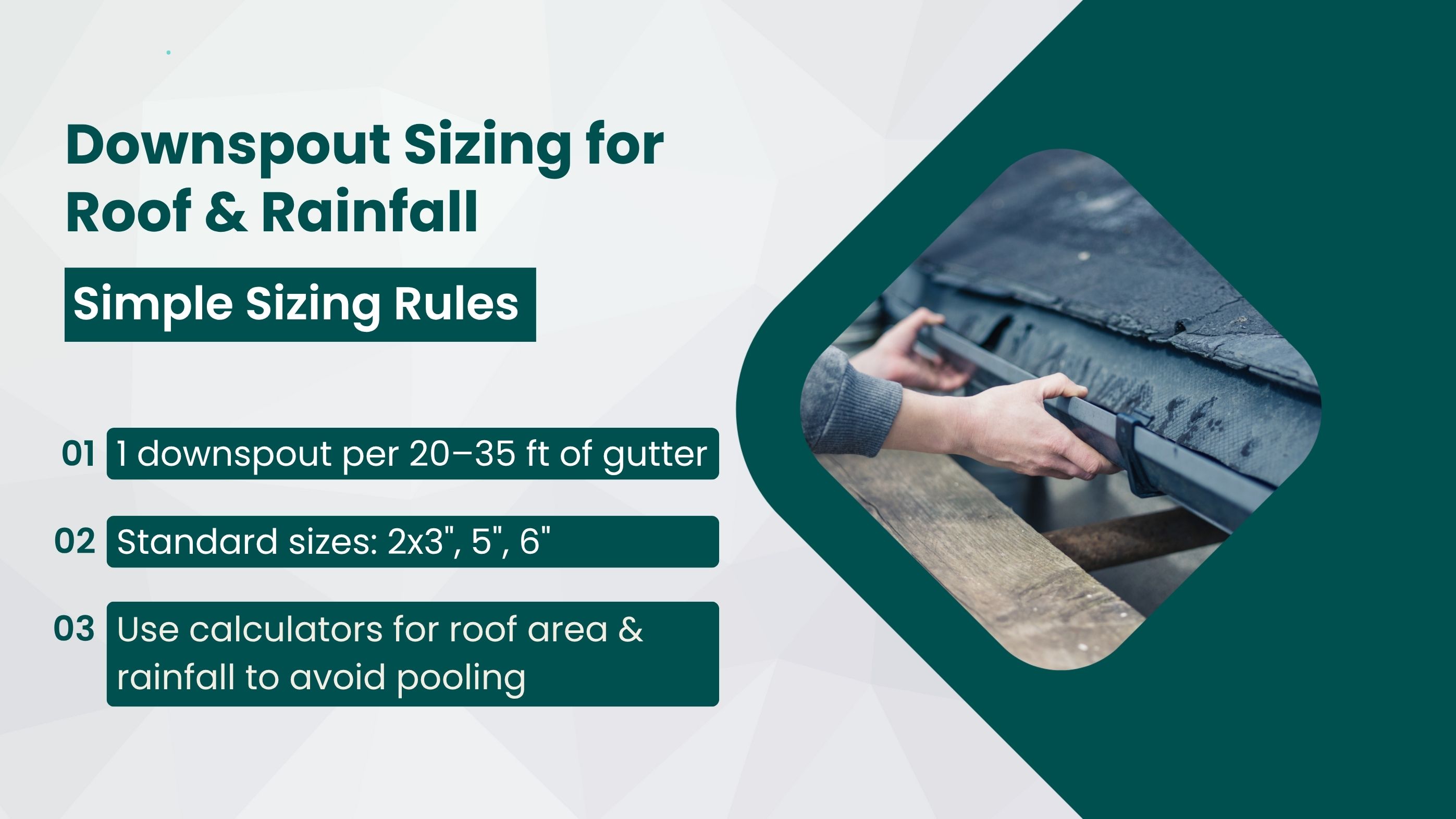 how to realign gutters