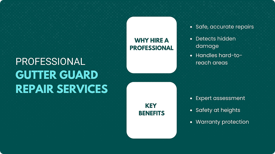 how to realign gutters