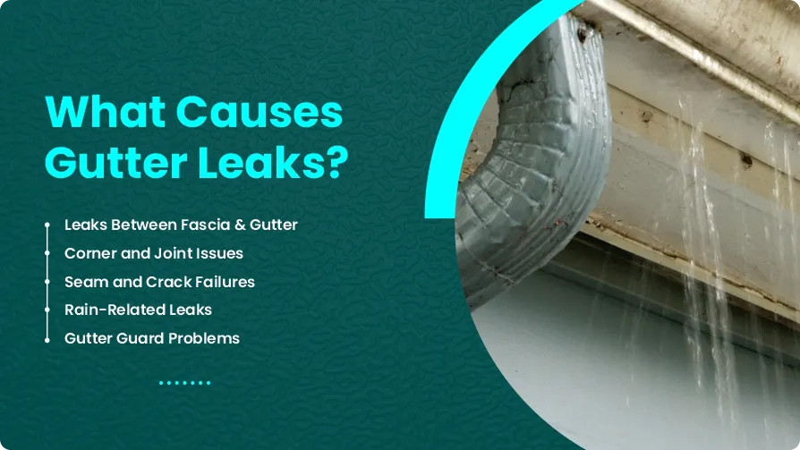 gutter leaks