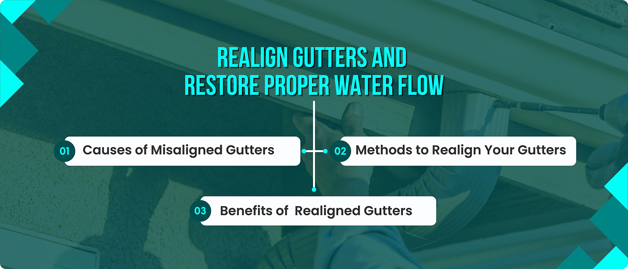 how to adjust gutter slope